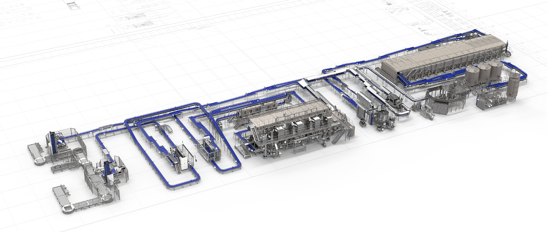 Reusable glass line